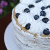 Nude cake de arándanos