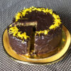 Torta naranja amapola con chocolate